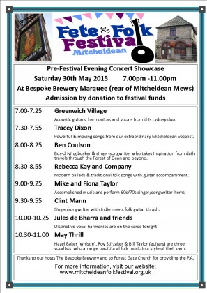 Mitcheldean Fete Concert 2015 30 May V6