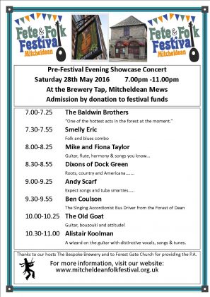 Mitcheldean Fete Concert 2016 28 May V4